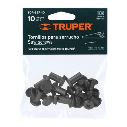 Bolsa c/10 tornillos p/serruchos