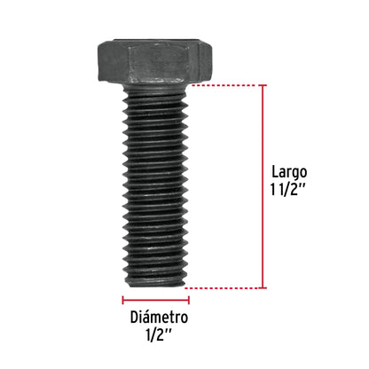 Tornillos grado 5 1/2 x 1-1/2