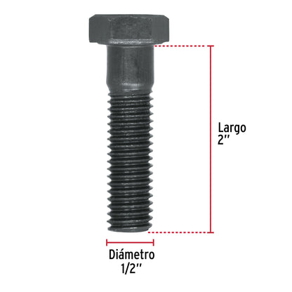 Tornillos grado 5 1/2 x 2