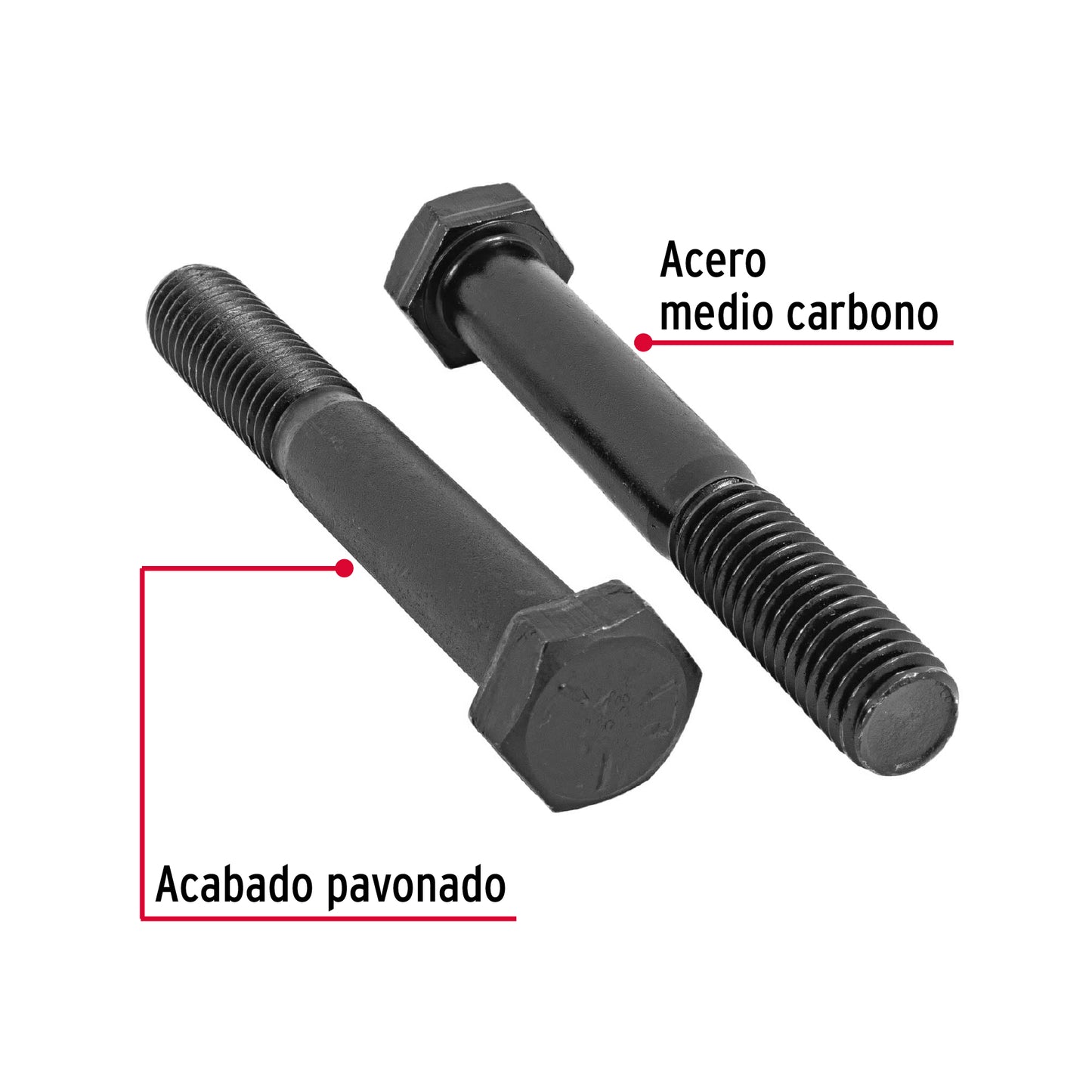 Tornillos grado 5 1/2 x 3-1/2