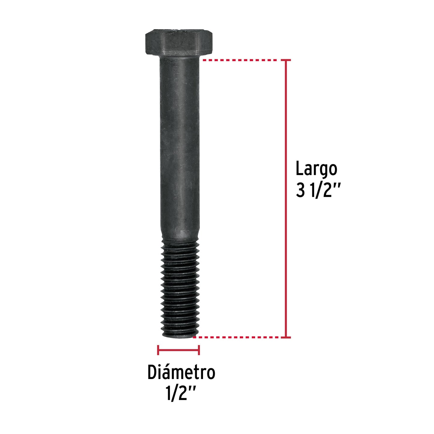 Tornillos grado 5 1/2 x 3-1/2