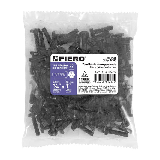 Tornillos grado 5 1/4 x 1