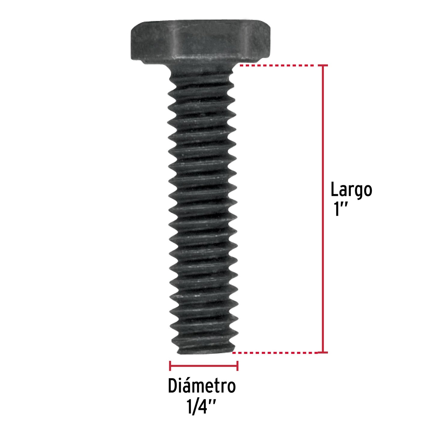 Tornillos grado 5 1/4 x 1