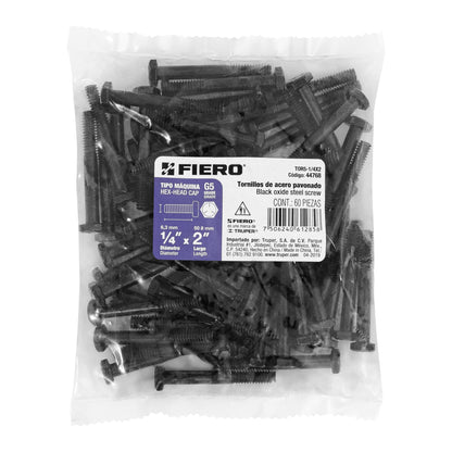Tornillos grado 5 1/4 x 2