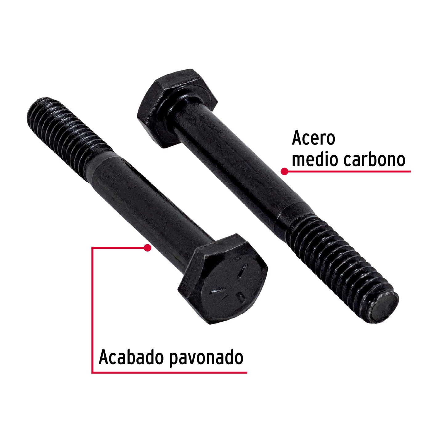 Tornillos grado 5 1/4 x 2