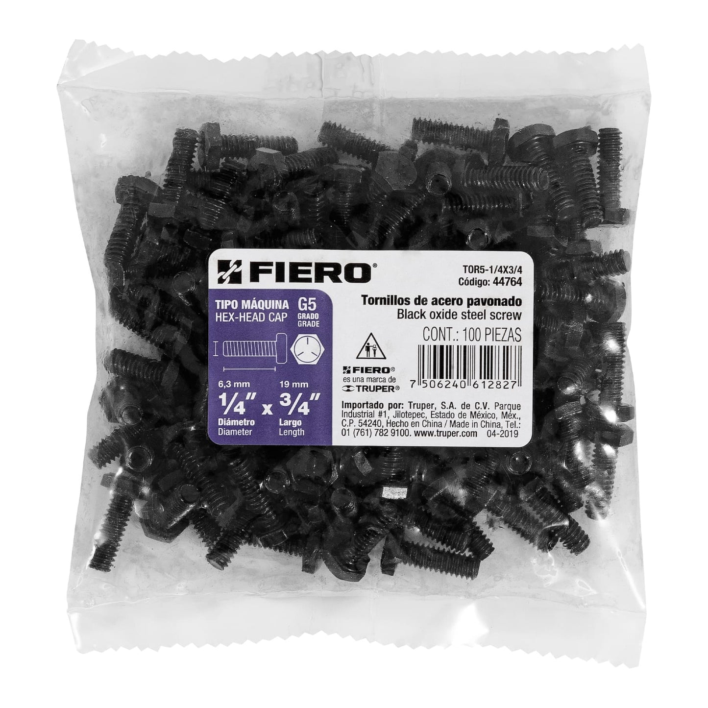 Tornillos grado 5 1/4 x 3/4