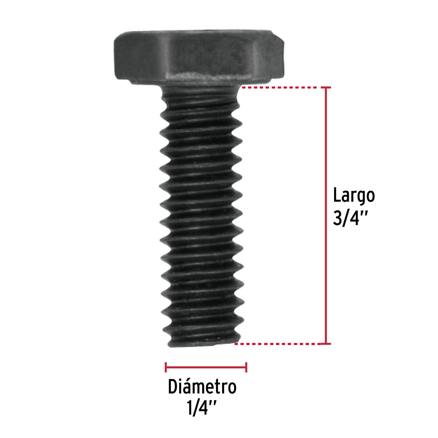 Tornillos grado 5 1/4 x 3/4