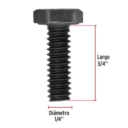 Tornillos grado 5 1/4 x 3/4