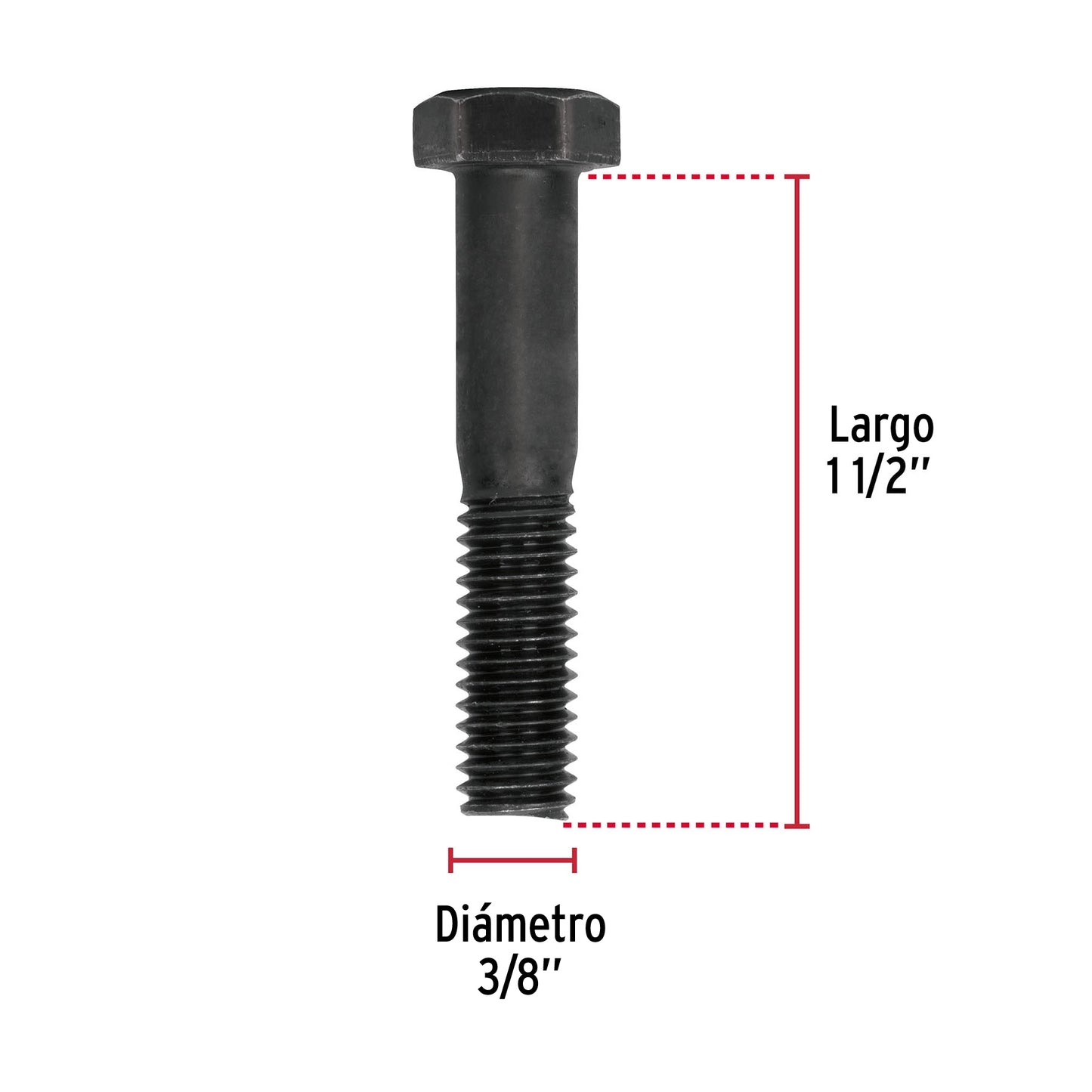 Tornillos grado 5 3/8 x 1-1/2