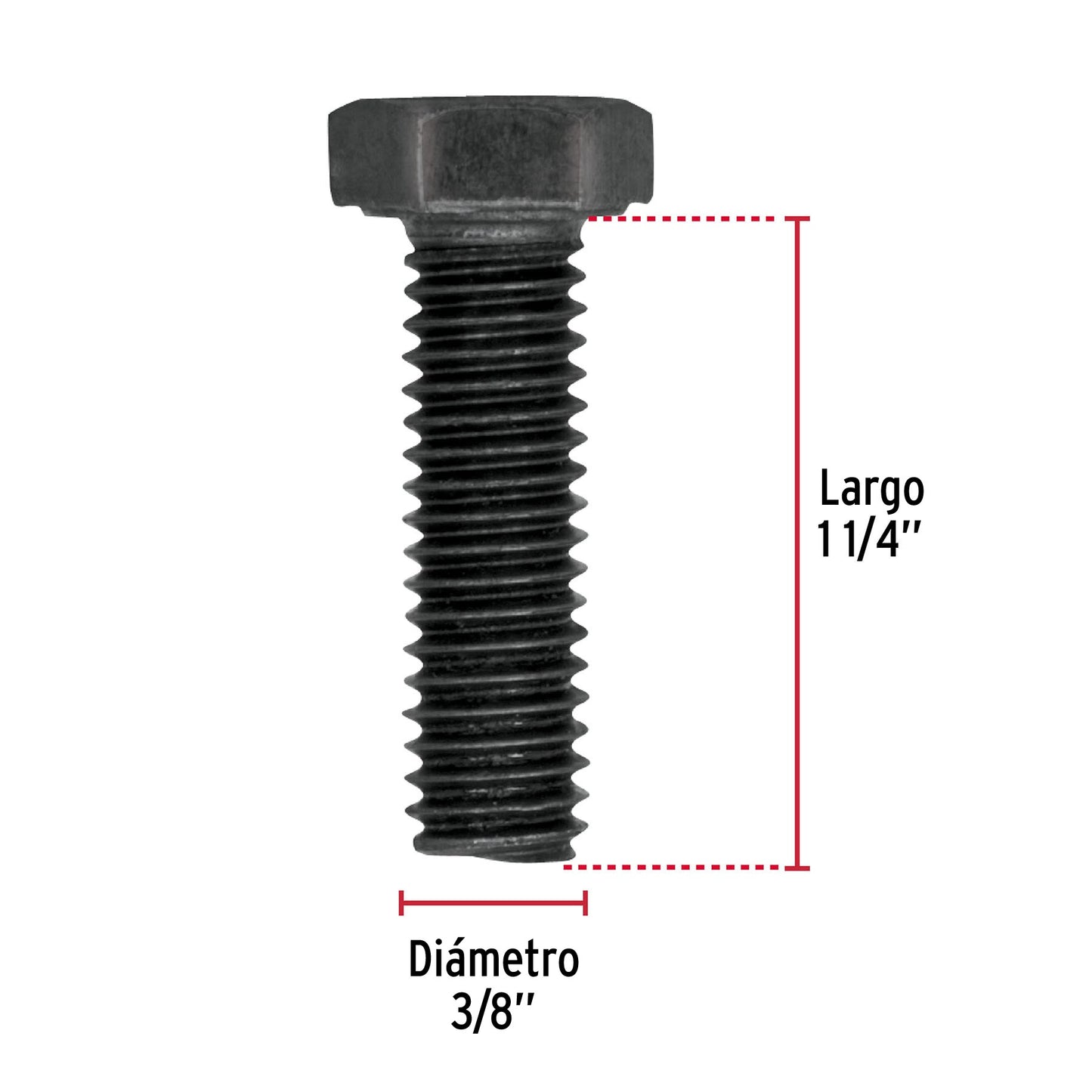 Tornillos grado 5 3/8 x 1-1/4