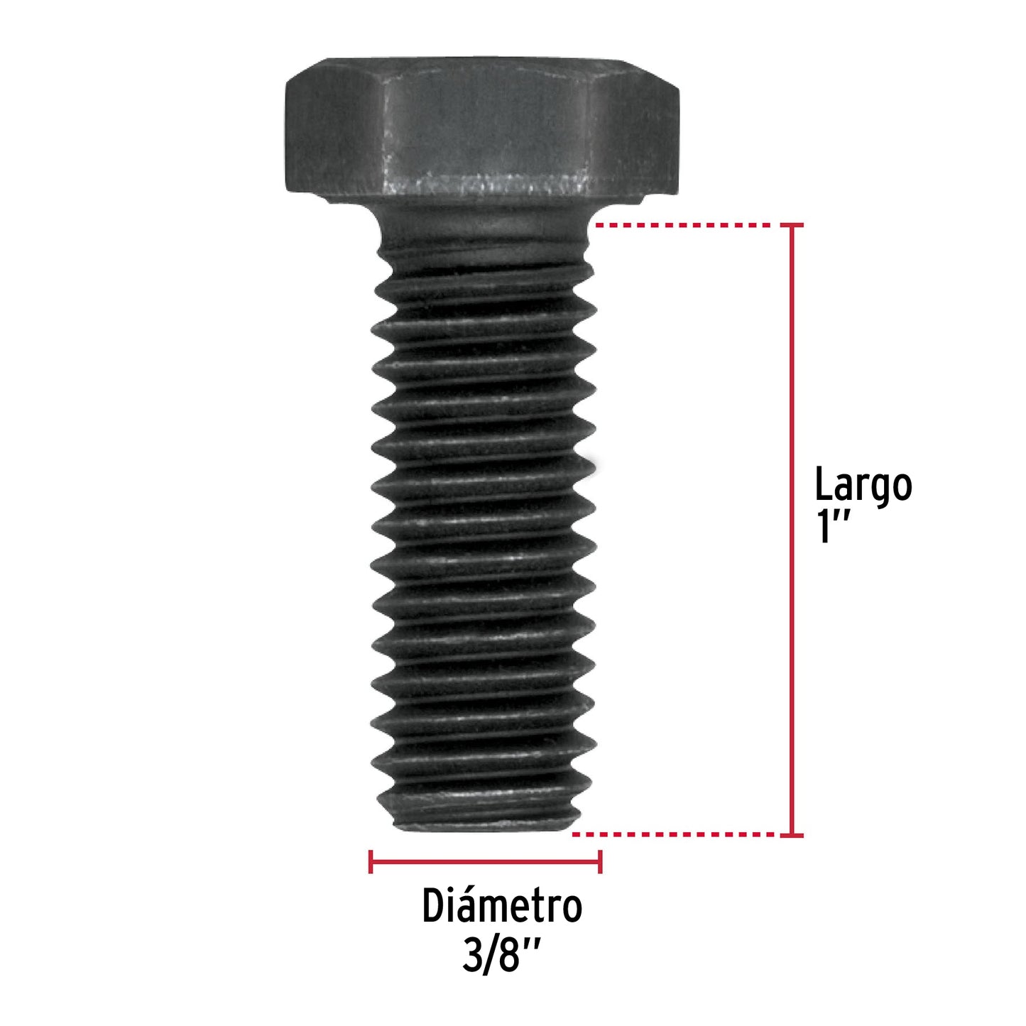 Tornillos grado 5 3/8 x 1