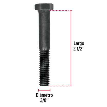 Tornillos grado 5 3/8 x 2-1/2