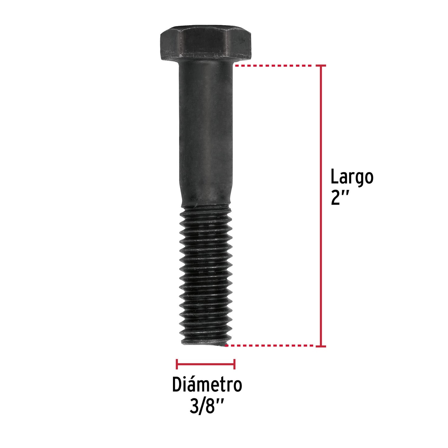 Tornillos grado 5 3/8 x 2