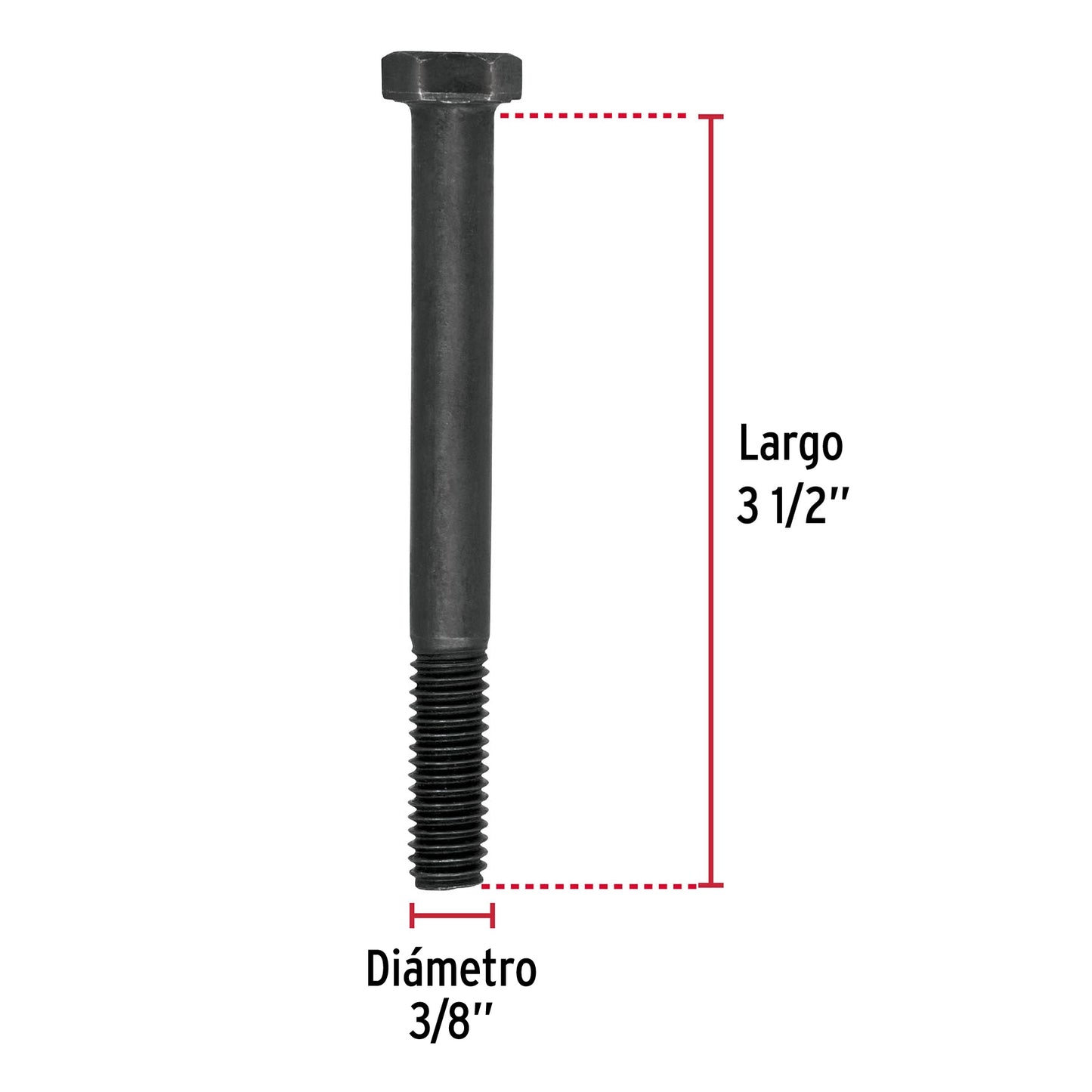 Tornillos grado 5 3/8 x 3-1/2