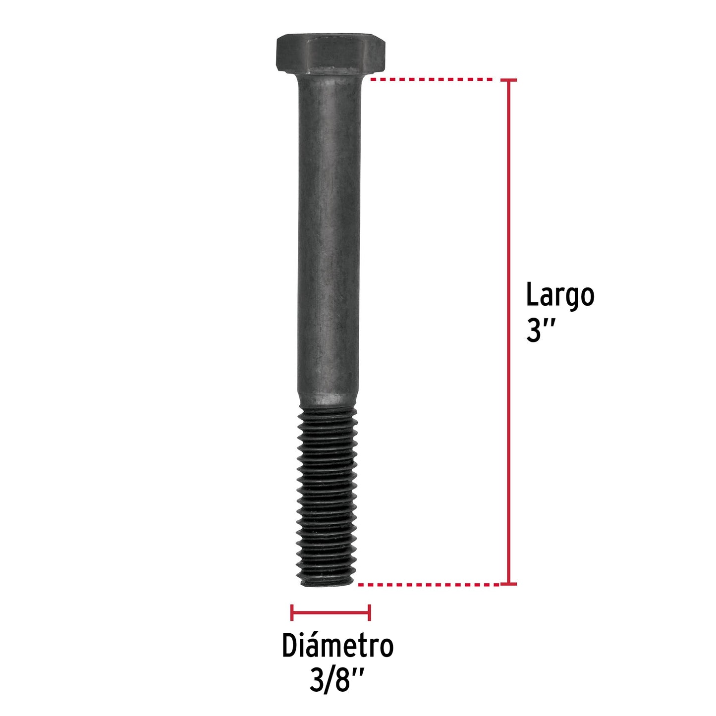 Tornillos grado 5 3/8 x 3