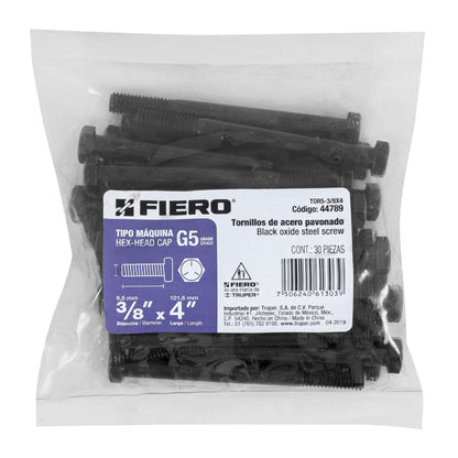 Tornillos grado 5 3/8 x 4