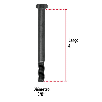 Tornillos grado 5 3/8 x 4