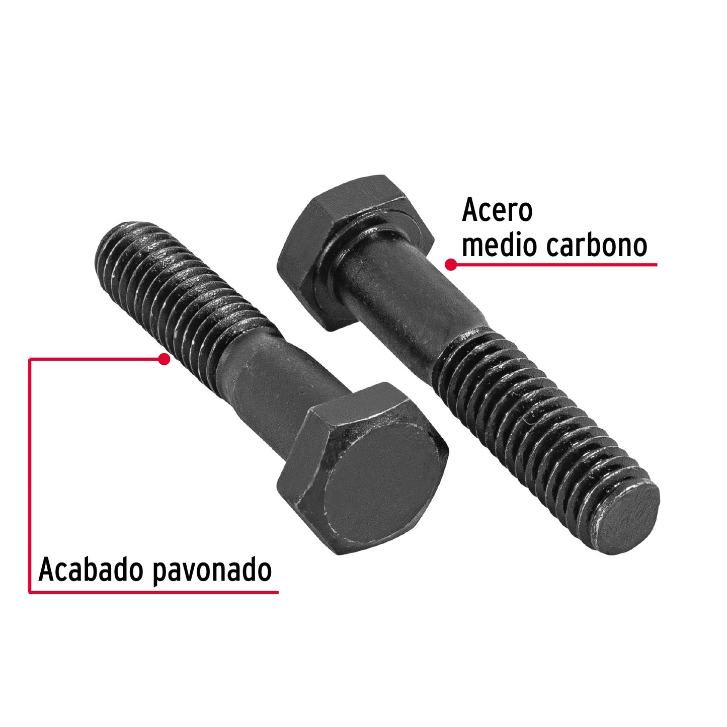 Tornillos grado 5 5/16 x 1-1/2