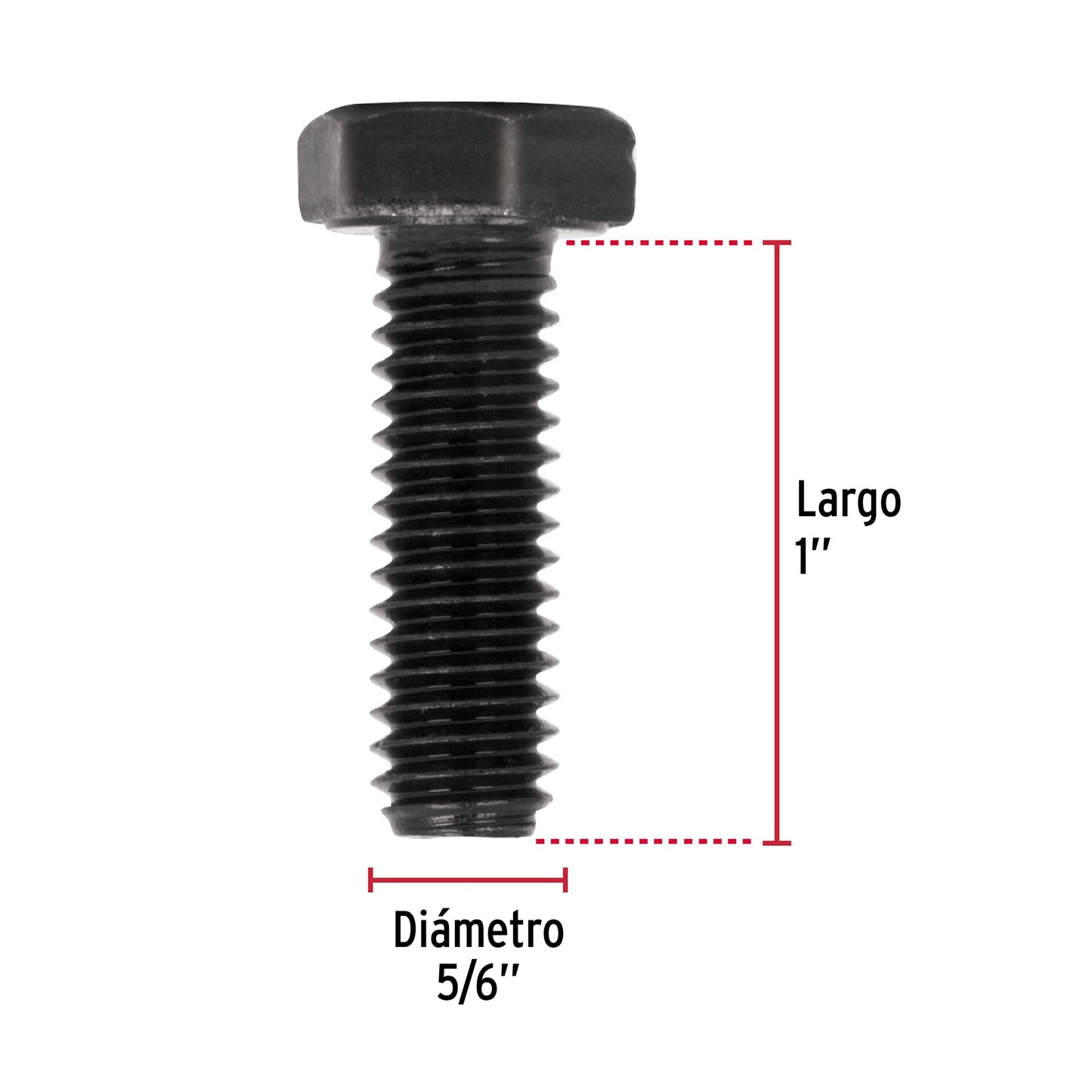 Tornillos grado 5 5/16 x 1
