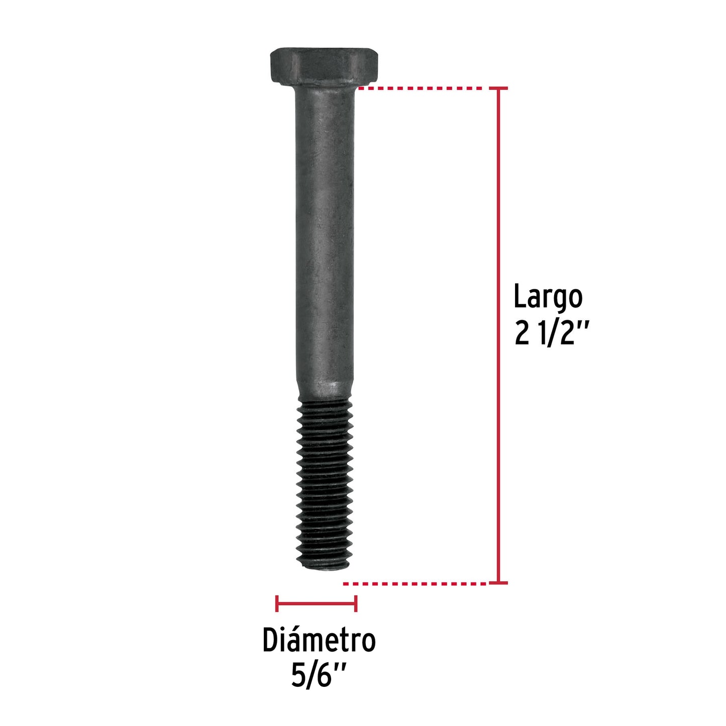 Tornillos grado 5 5/16 x 2-1/2