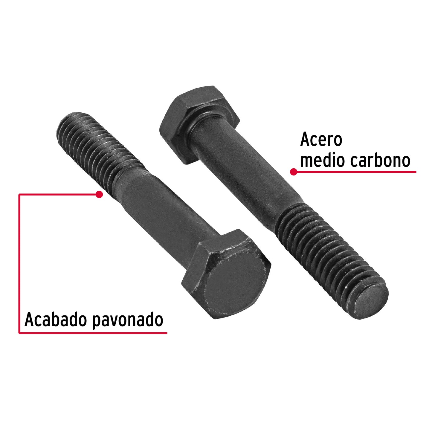 Tornillos grado 5 5/16 x 2