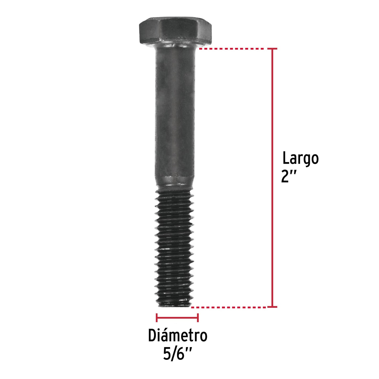 Tornillos grado 5 5/16 x 2