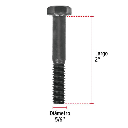 Tornillos grado 5 5/16 x 2