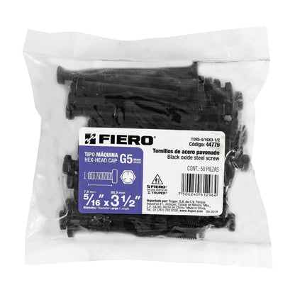 Tornillos grado 5 5/16 x 3-1/2
