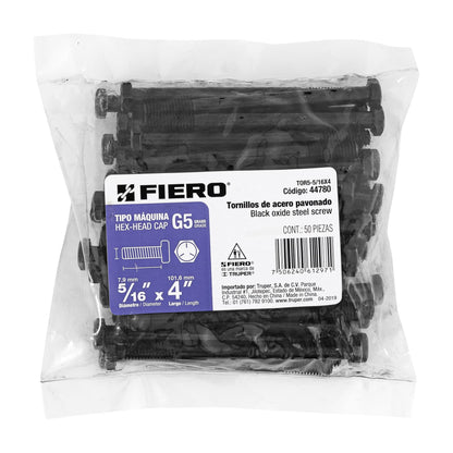 Tornillos grado 5 5/16 x 4