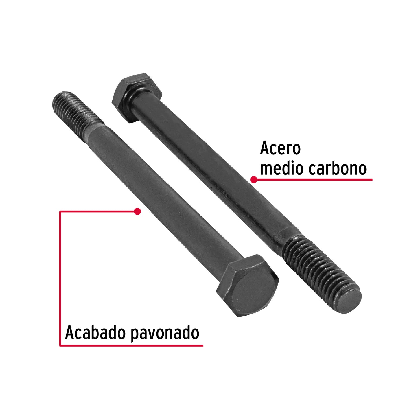Tornillos grado 5 5/16 x 4