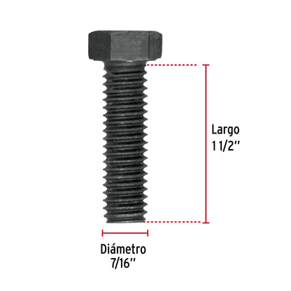 Tornillos grado 5 7/16 x 1-1/2