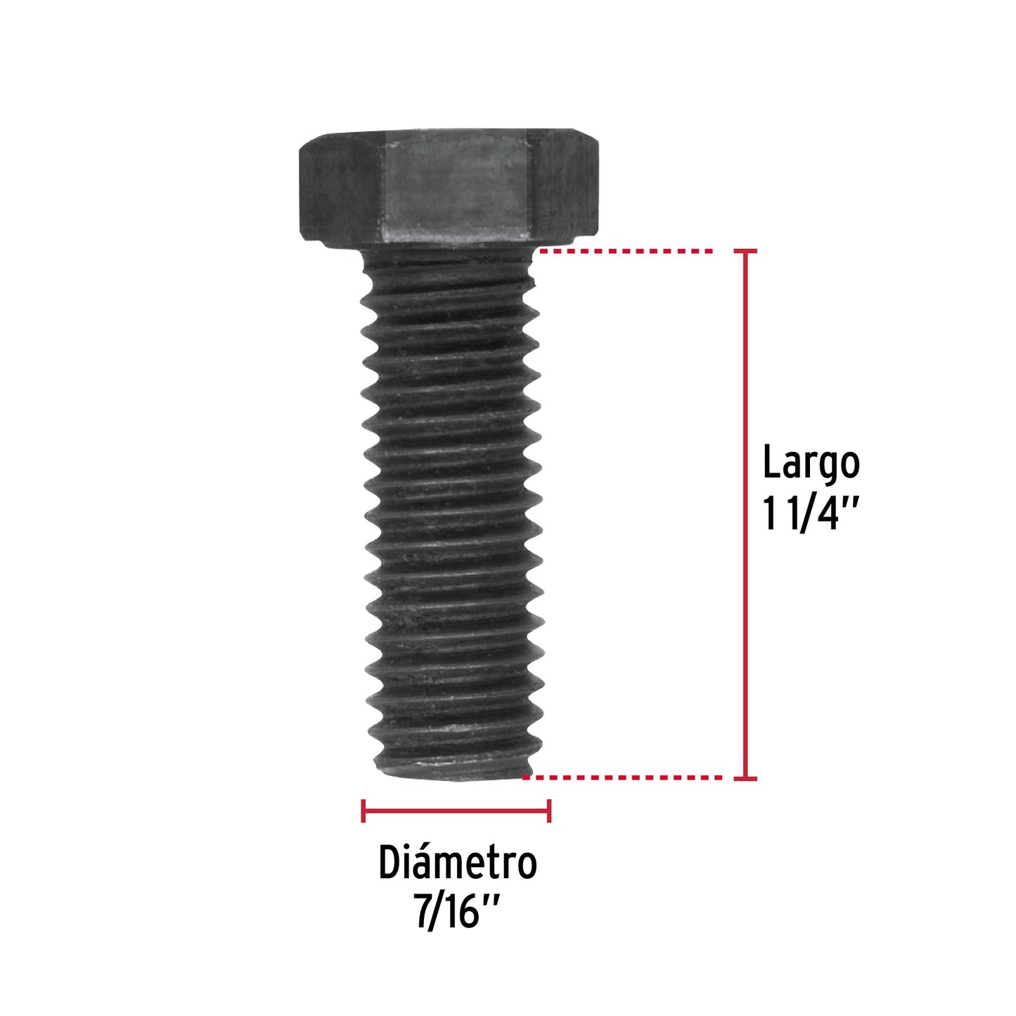 Tornillos grado 5 7/16 x 1-1/4