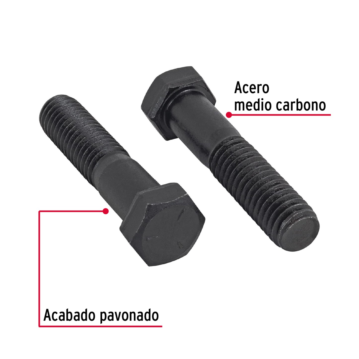 Tornillos grado 5 7/16 x 2-1/2