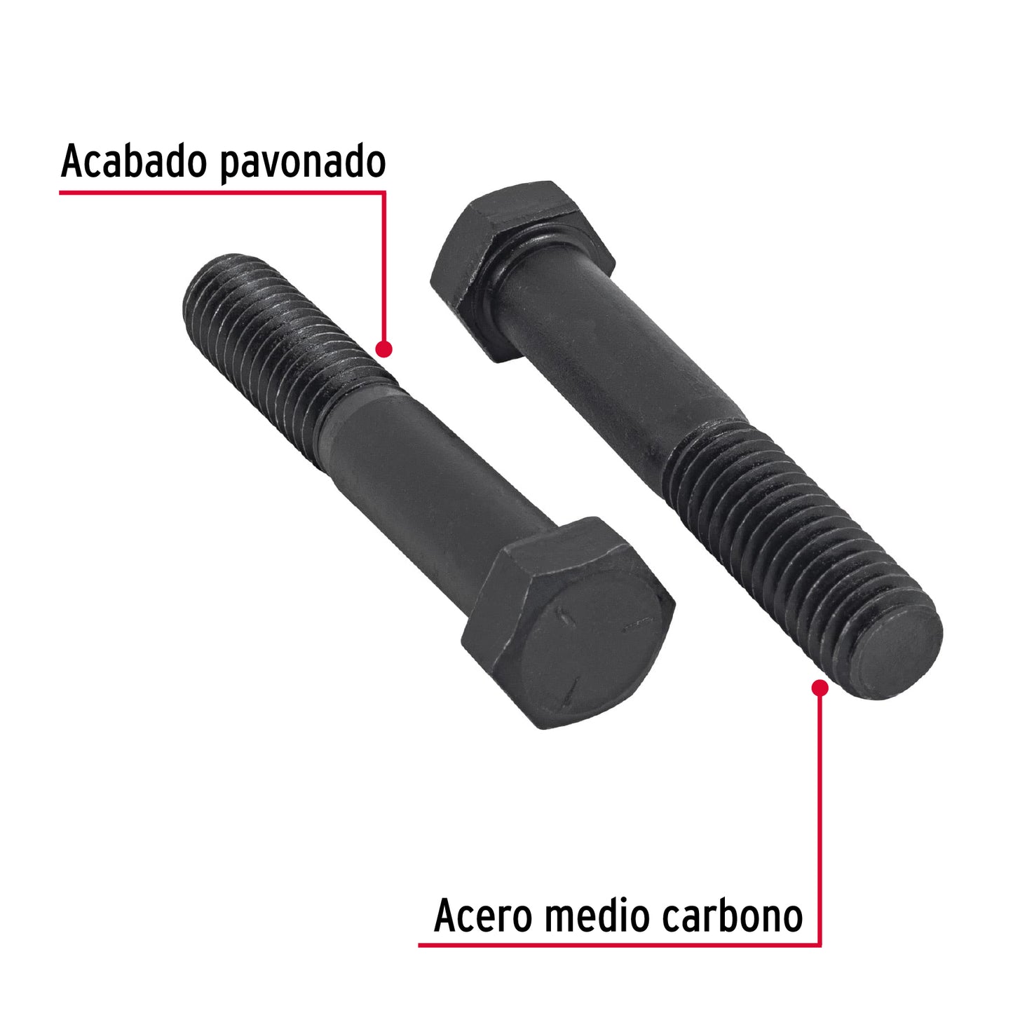 Tornillos grado 5 7/16 x 2