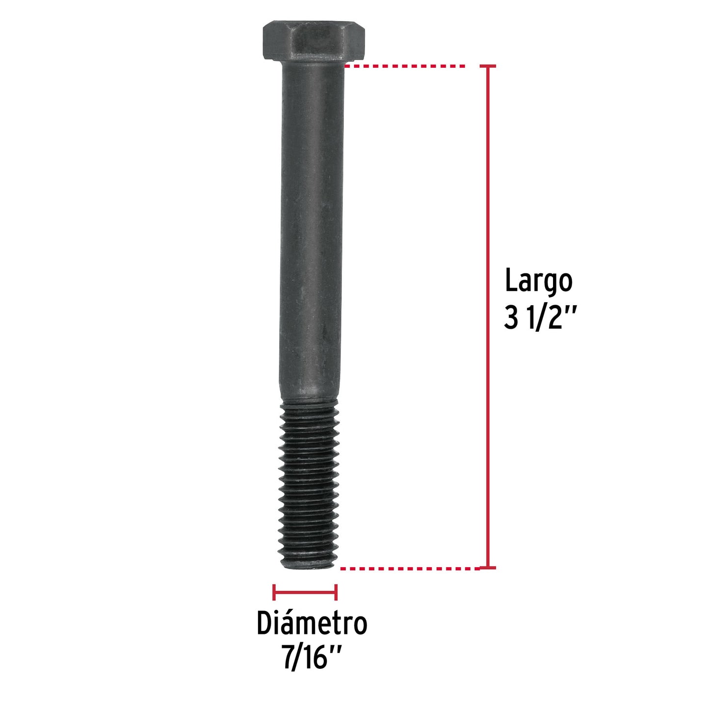 Tornillos grado 5 7/16 x 3-1/2