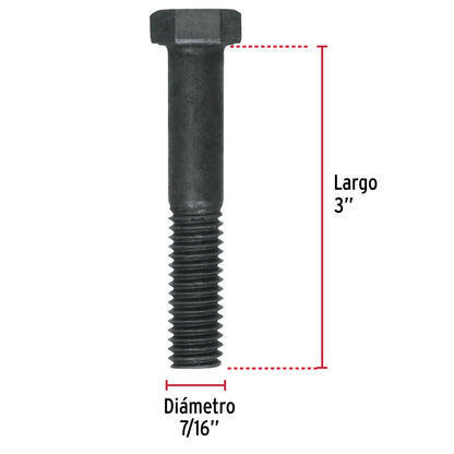 Tornillos grado 5 7/16 x 3