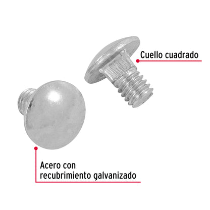 Tornillo coche galvanizado 5/16 x 1/2 pulg