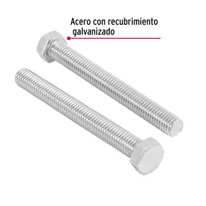 Tornillo maquina galvanizado 1/2 x 4-1/2 pulg