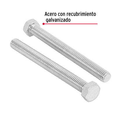 Tornillo maquina galvanizado 1/2 x 5 pulg