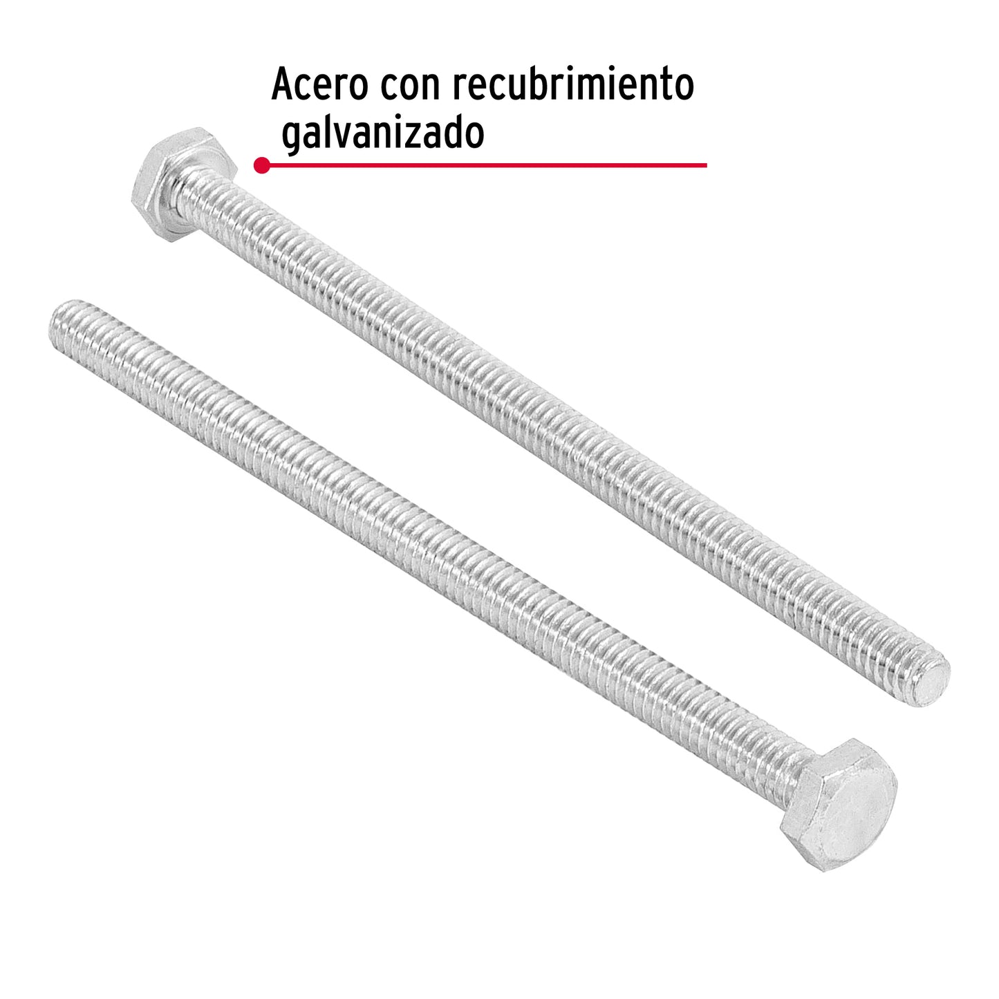 Tornillos tipo maquina 1/4 x 4-1/2
