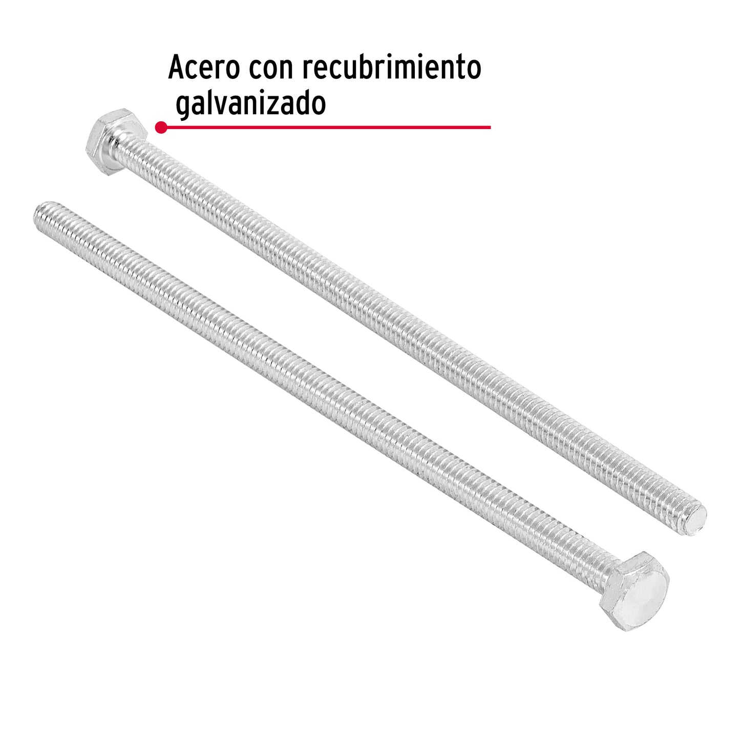 Tornillos tipo maquina 1/4 x 6