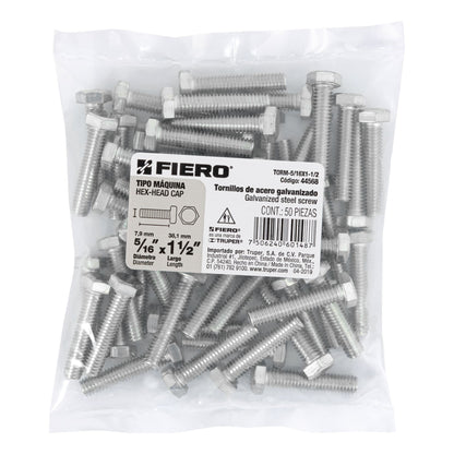 Tornillos tipo maquina 5/16 x 1-1/2