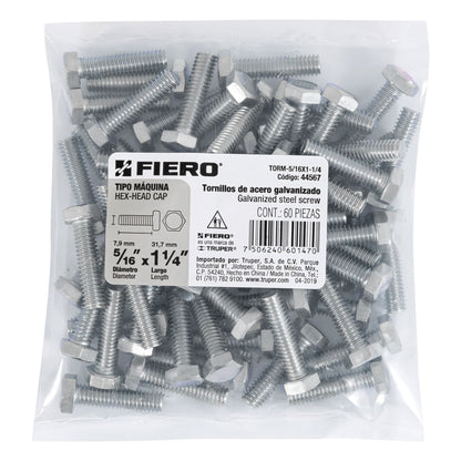 Tornillos tipo maquina 5/16 x 1-1/4