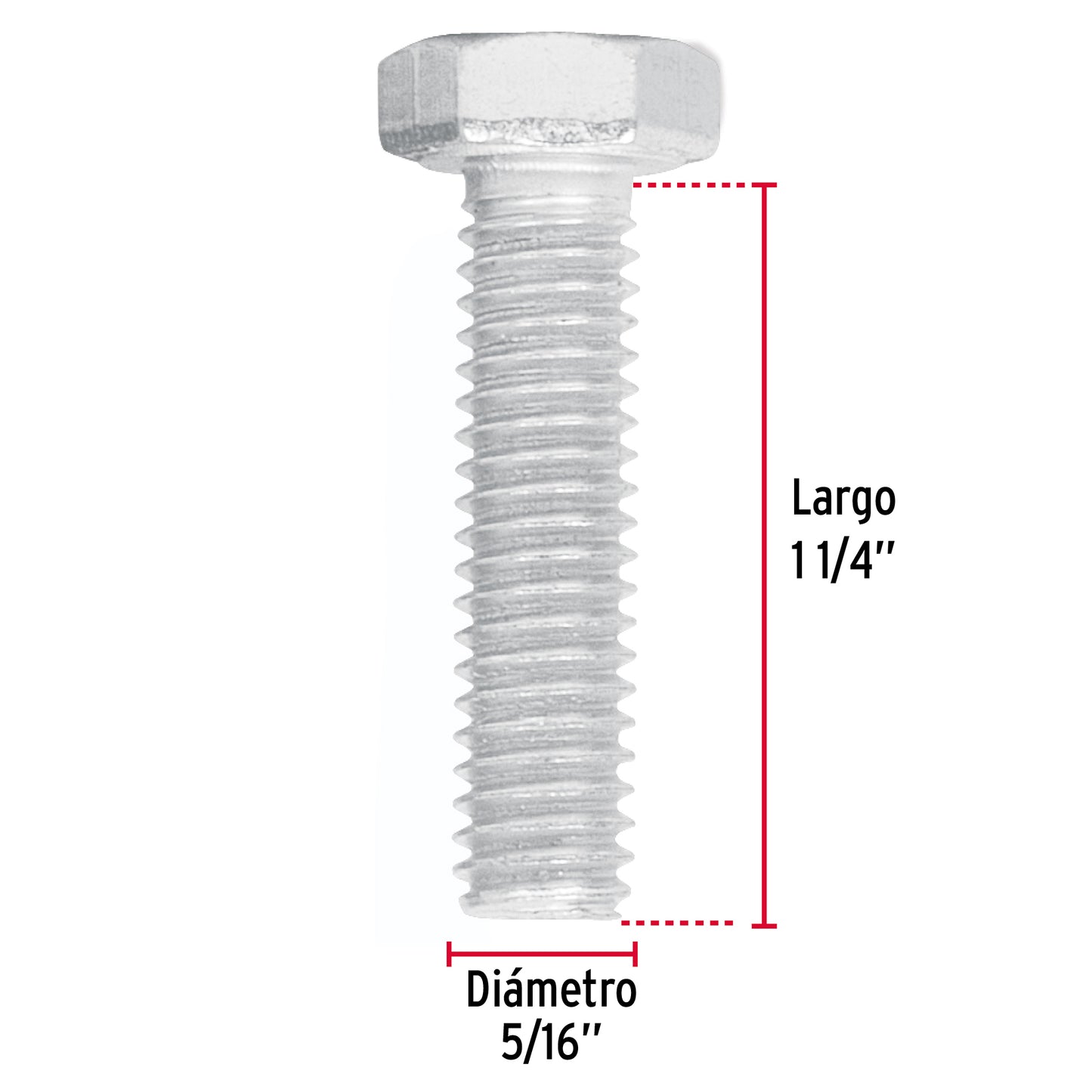 Tornillos tipo maquina 5/16 x 1-1/4