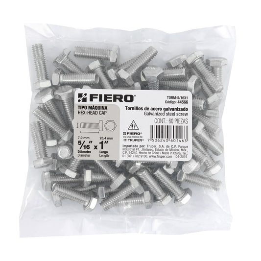 Tornillos tipo maquina 5/16 x 1