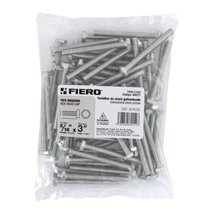 Tornillos tipo maquina 5/16 x 3