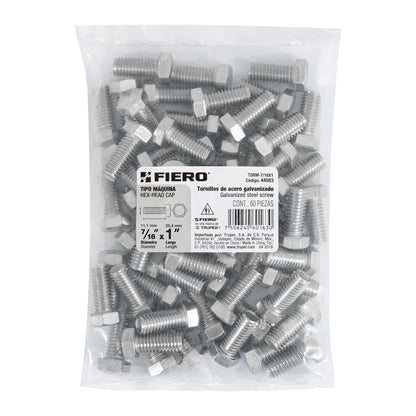Tornillos tipo maquina 7/16 x 1