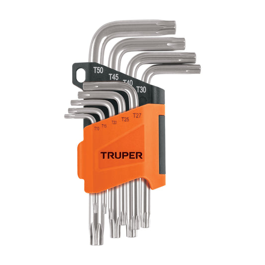 Juego 9 Llaves Torx con Organizador Abatible