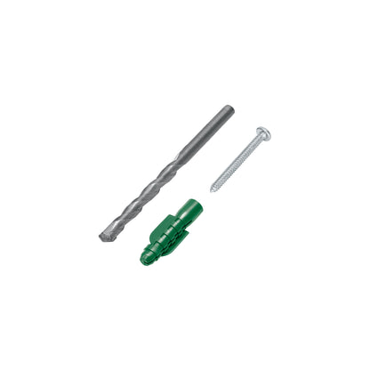 Kit Taquetes 1/2 pulg Tornillos y Broca