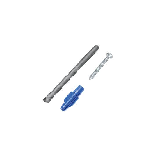 Kit Taquetes 3/8 pulg Tornillos y Broca